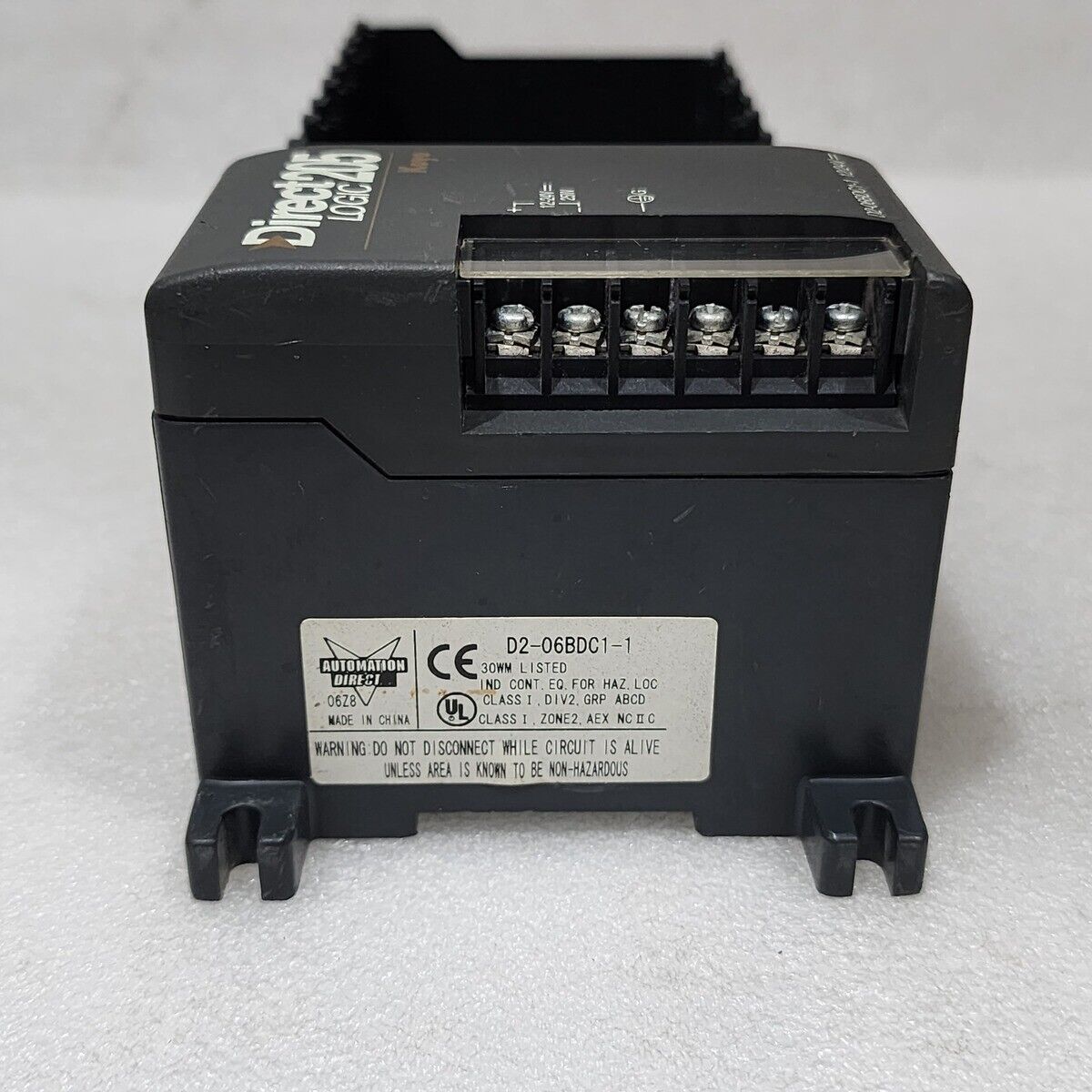 KOYO D2-06BDC1-1 DIRECT LOGICE 205 POWER SUPPLY WITH RACK