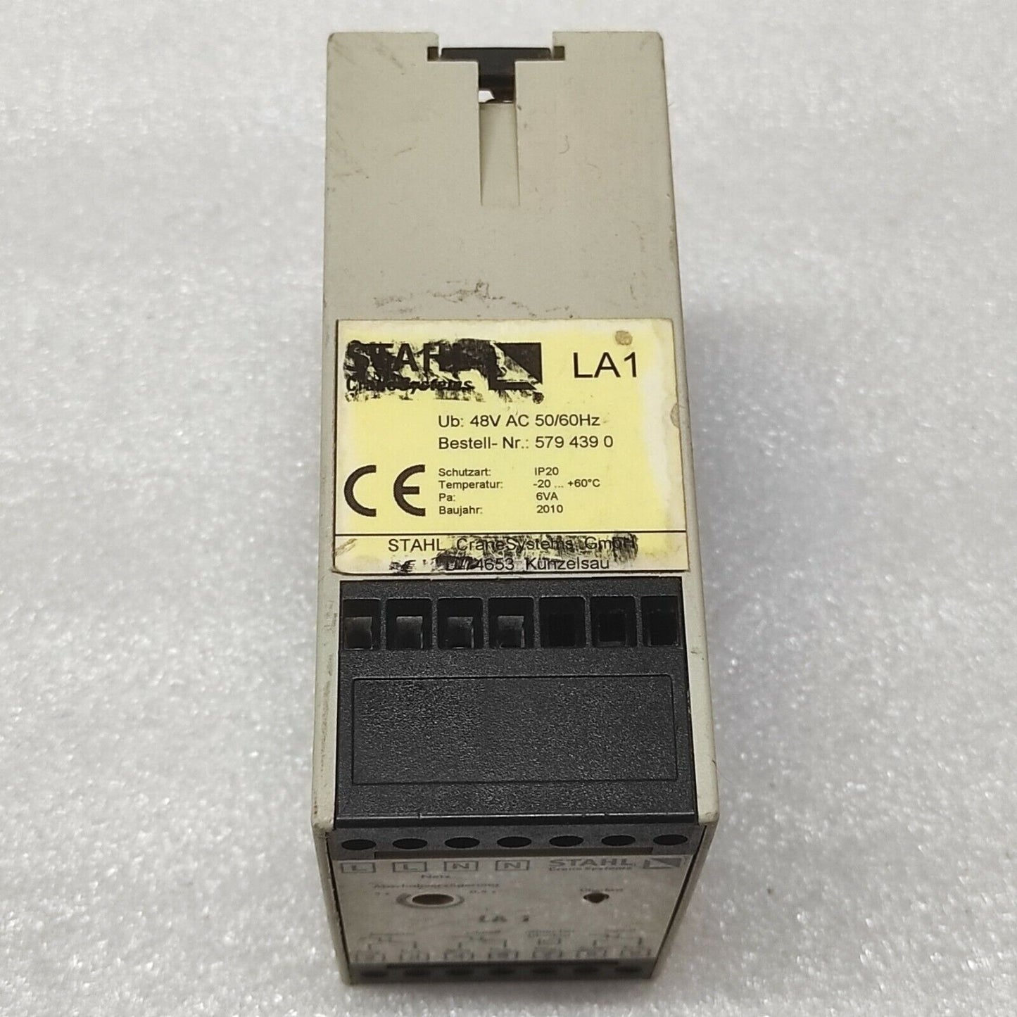 STAHL CRANE SYSTEM LA1 RELAY 579 439 0 48VAC