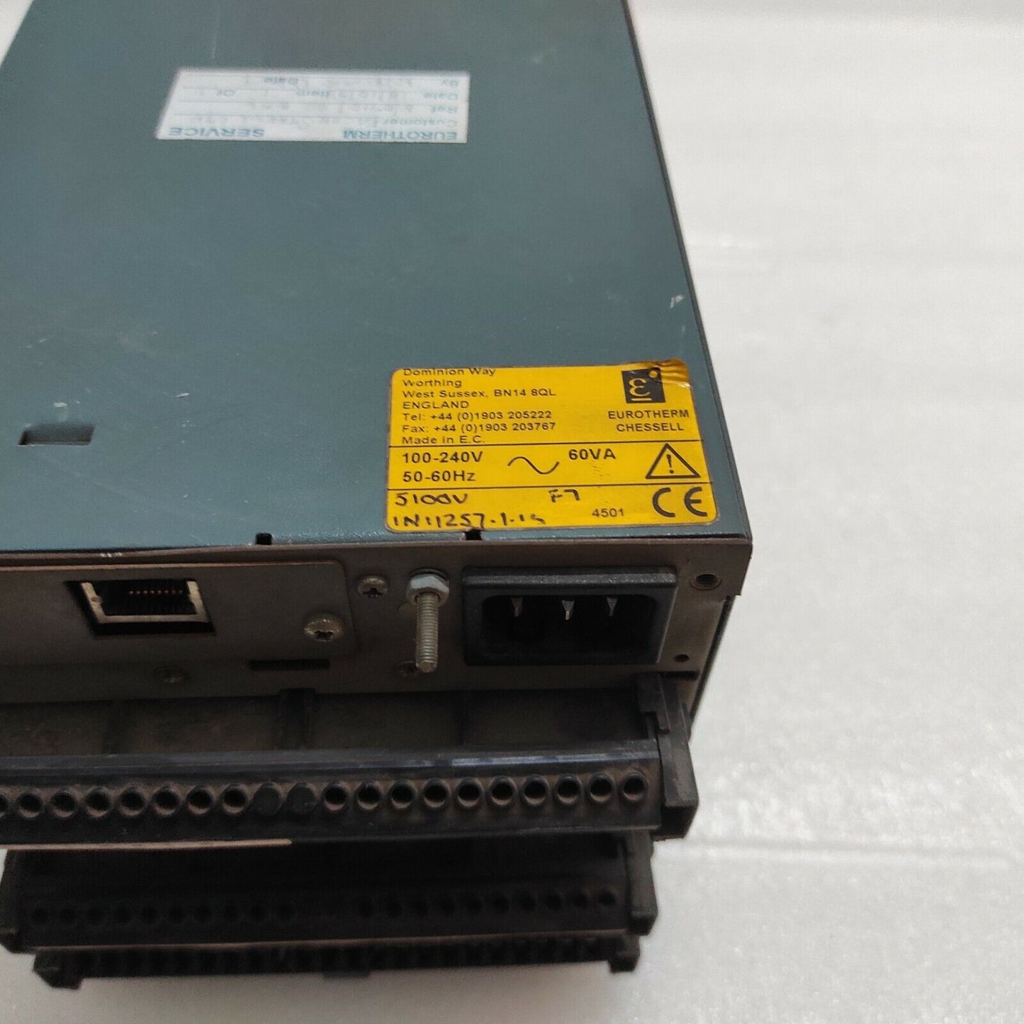 EUROTHERM CHESSELL 5100V 12-CHANNEL GRAPHIC DAQ RECORDER 100-240V