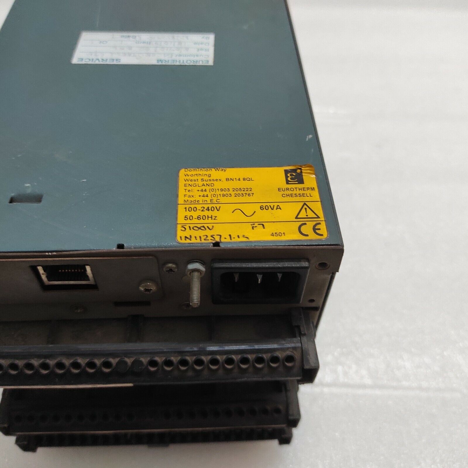 EUROTHERM CHESSELL 5100V 12-CHANNEL GRAPHIC DAQ RECORDER 100-240V