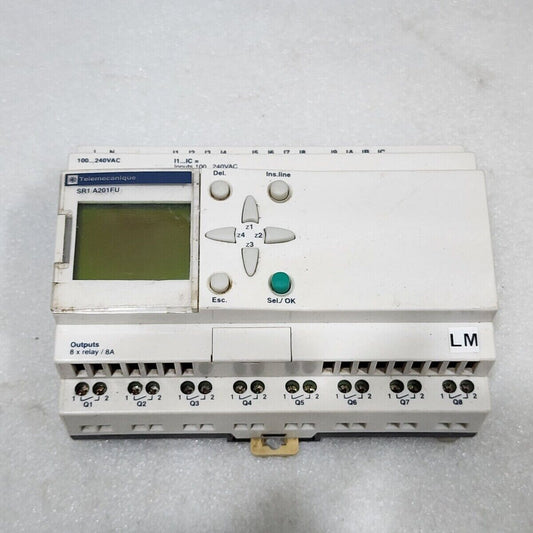 SR1 A201FU SMART RELAY PROGRAMMABLE MODULE 100-240VAC