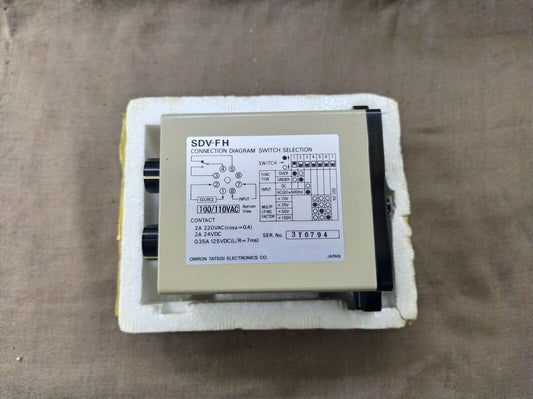 Omron SDV-FH8 Voltage Sensor 100-110V AC SDV-FH