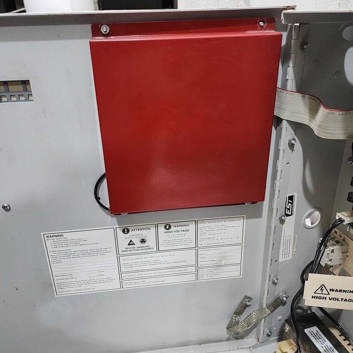 EST 7200004-03 QS4 FIRE ALARM CONTROL PANEL