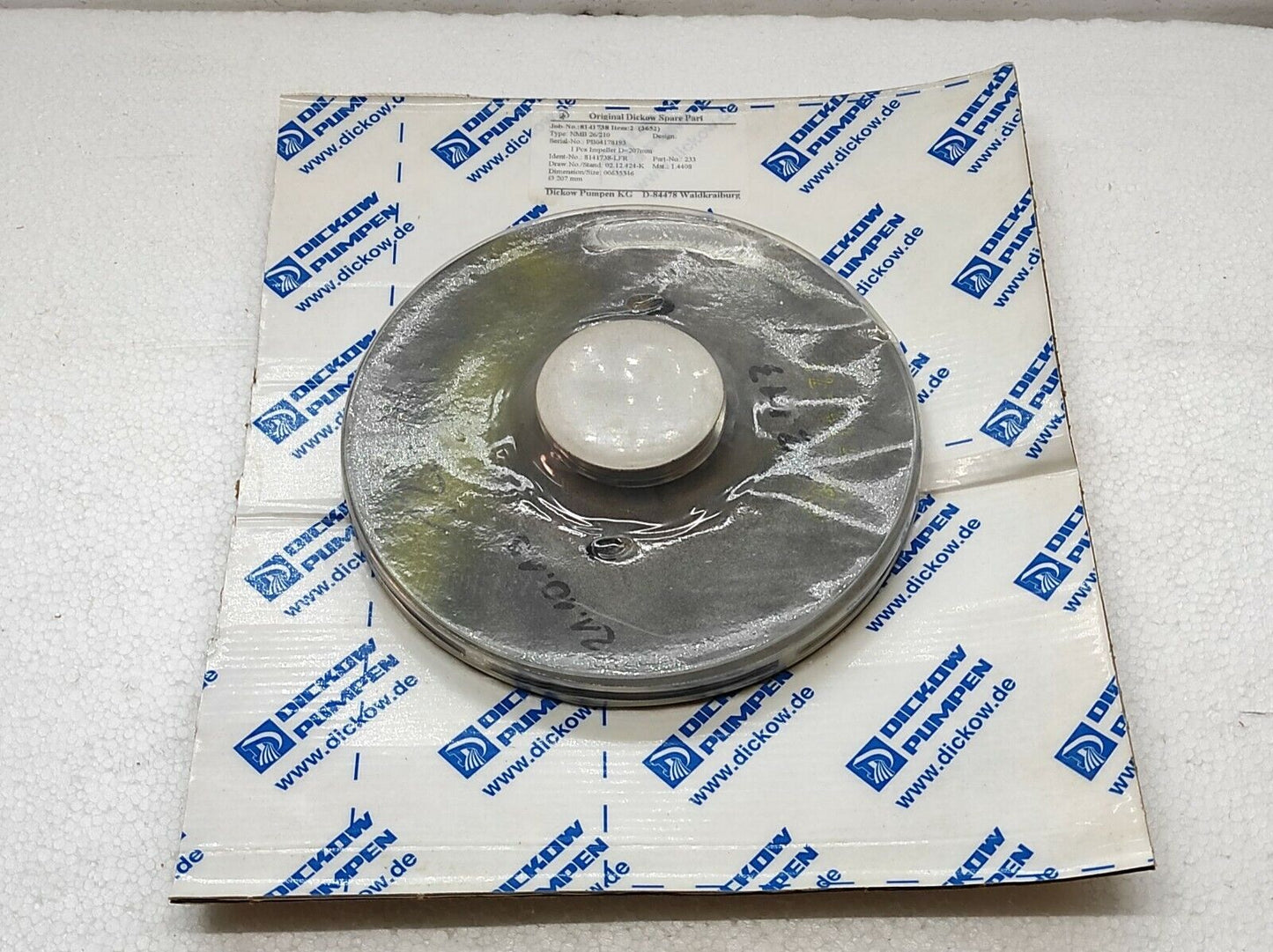 Dickow Pumpen NMB 26/210 Impeller 8141738-LFR 233 207MM