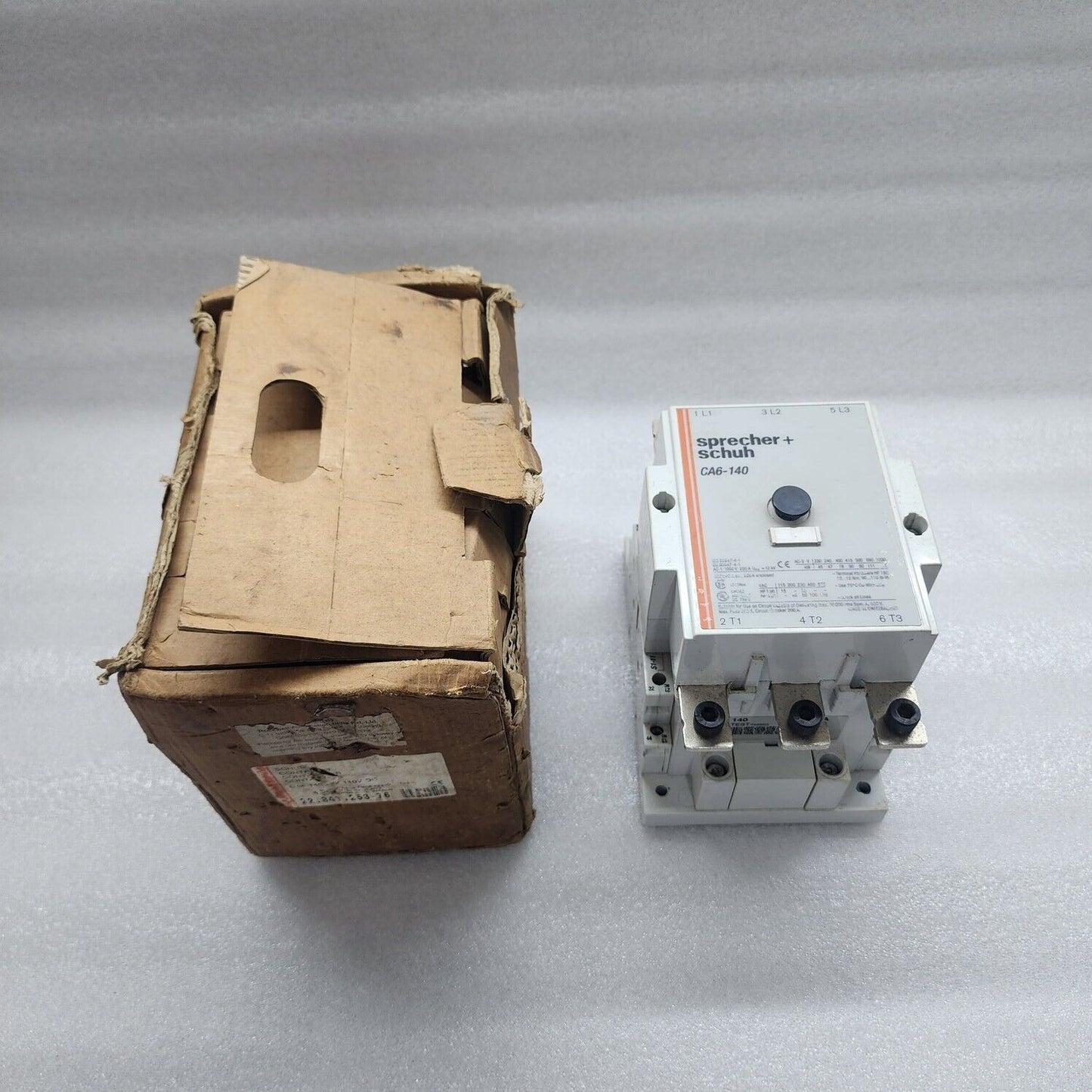 SPRECHER + SCHUH CA6-140 3-POLE CONTACTOR 140A COIL VOLTAGE 110VDC