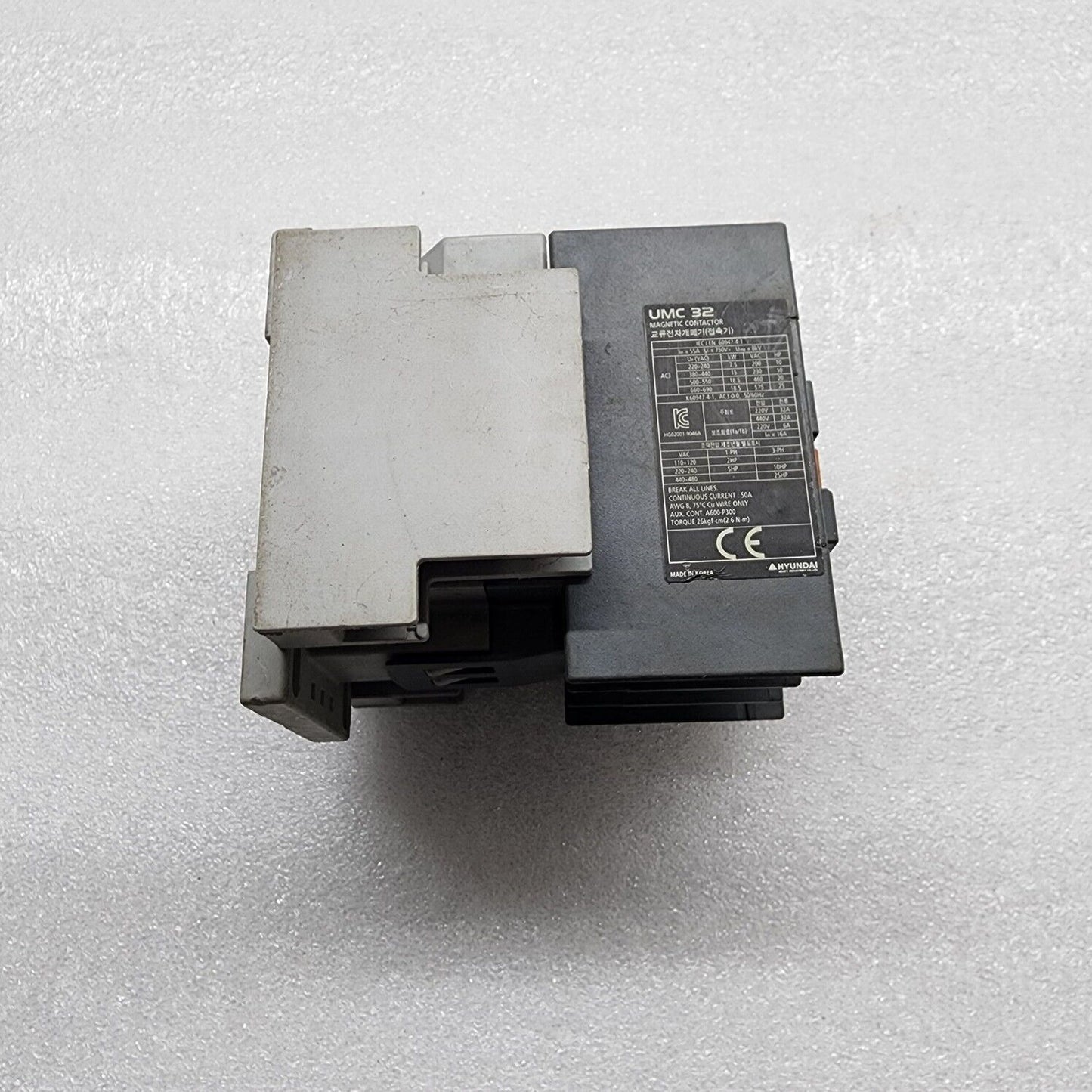 HYUNDAI UMC 32 MAGNETIC CONTACTOR COIL VOLTAGE 100-110V