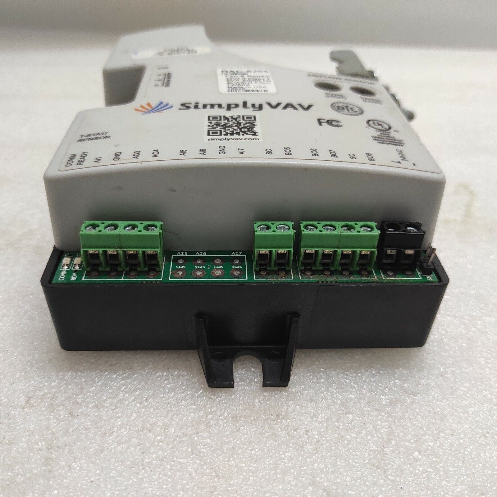 SIMPLY VAV BAC-8205 BACNET FAN AND REHEAT CONTROLLER 24VAC