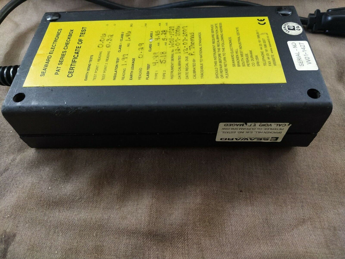 SEAWARD PAT SERIES CHECKBOX TEST METER