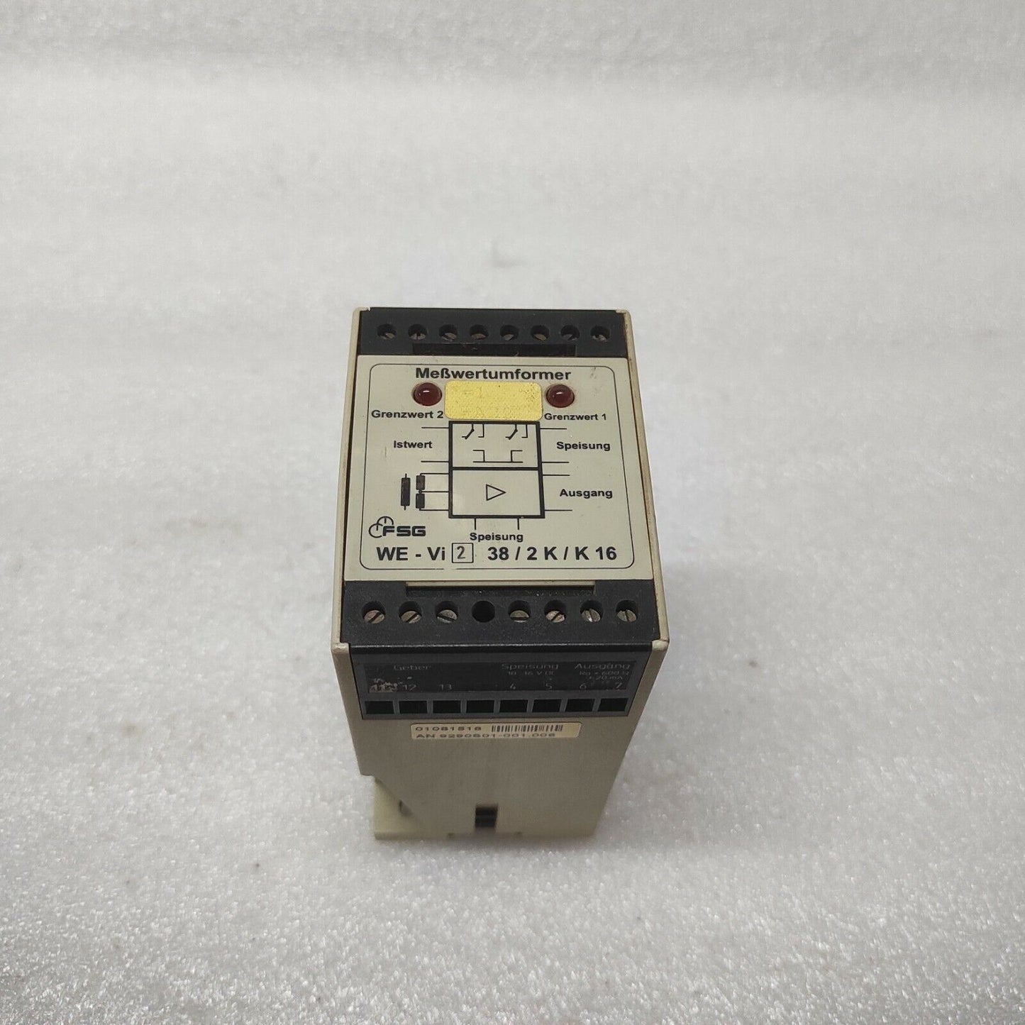 FSG WE-VI2 38/2K/K16 INCLINATION METER 18-36VDC