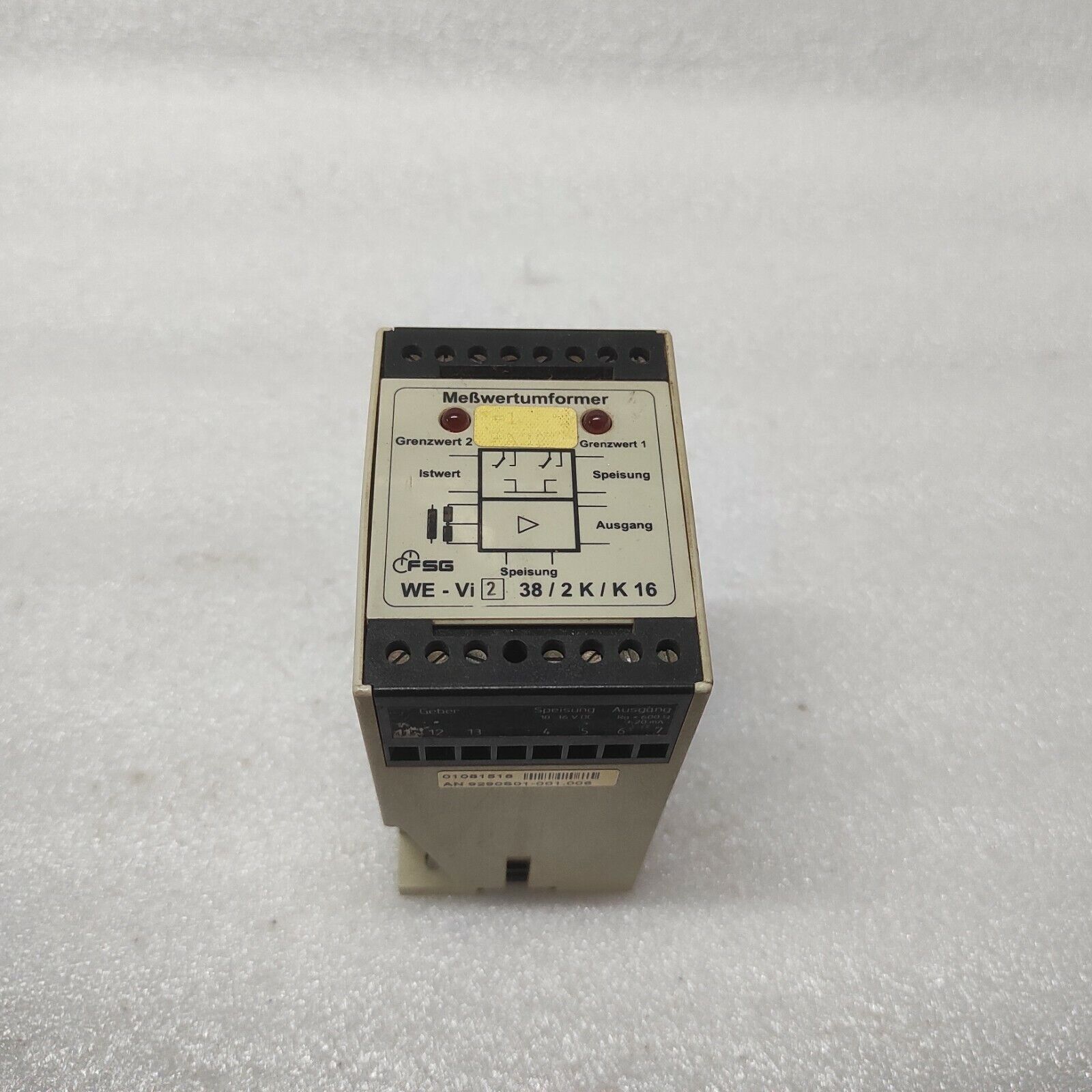 FSG WE-VI2 38/2K/K16 INCLINATION METER 18-36VDC