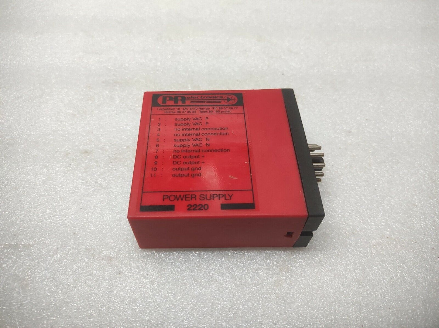 PR ELECTRONICS 2220 POWER SUPPLY 