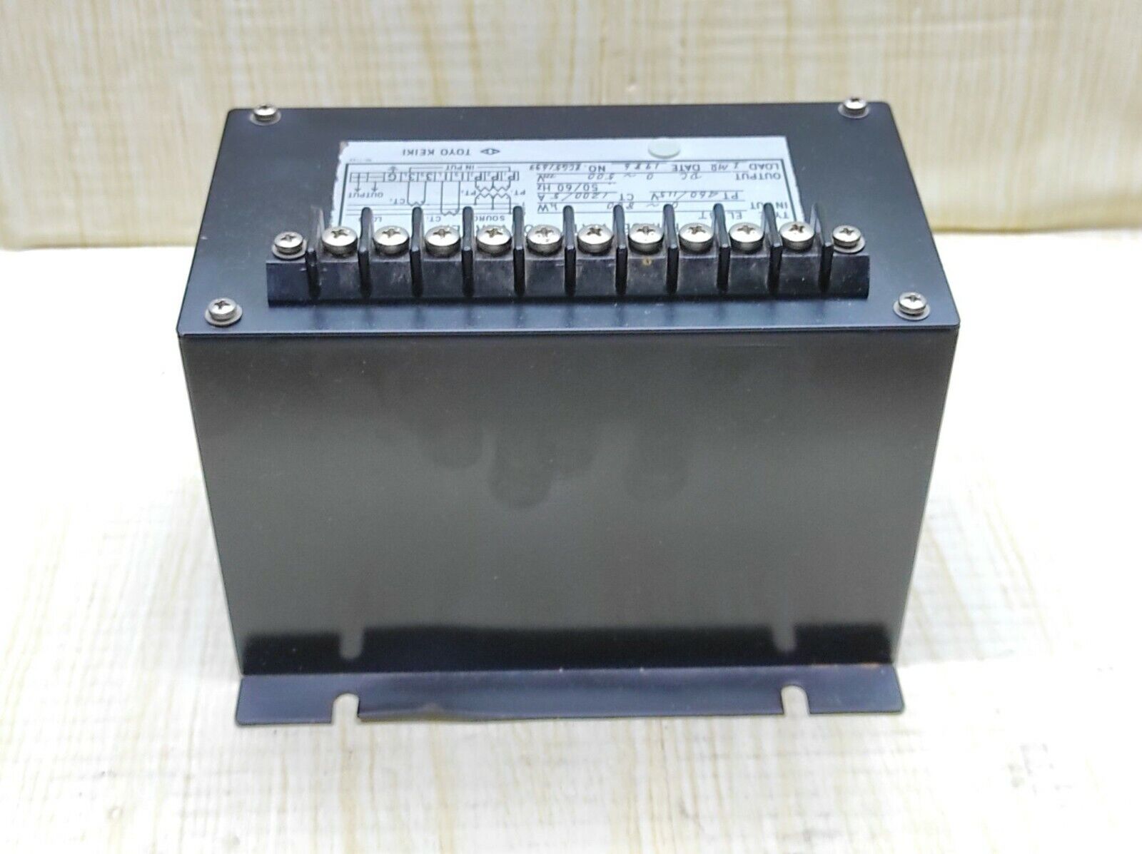 Toyo Keiki EL-3T 3-Phase Watt Converter EL3T 800KW