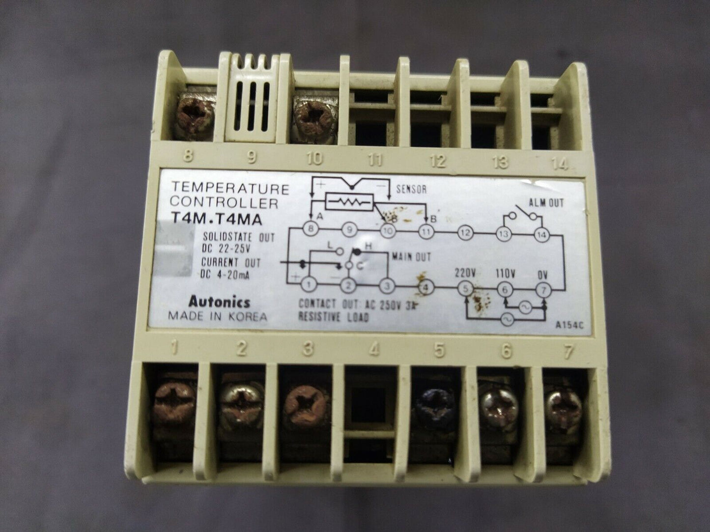 Autonics T4M.T4MA Temperature Controller 110-220V T4M
