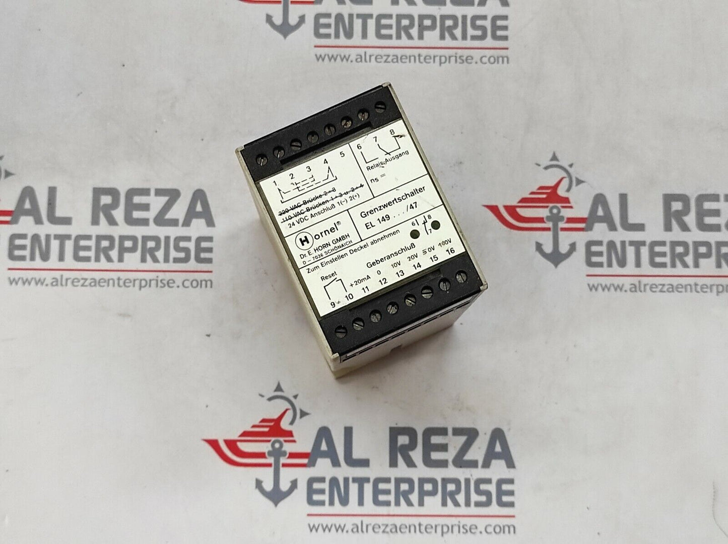 HORNEL EL 149043/47 SPEED LIMIT SWITCH 24VDC EL149043-47