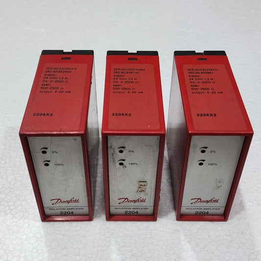 DANFOSS 2204 ISOLATION AMPLIFIER PR ELECTRONICS 24V