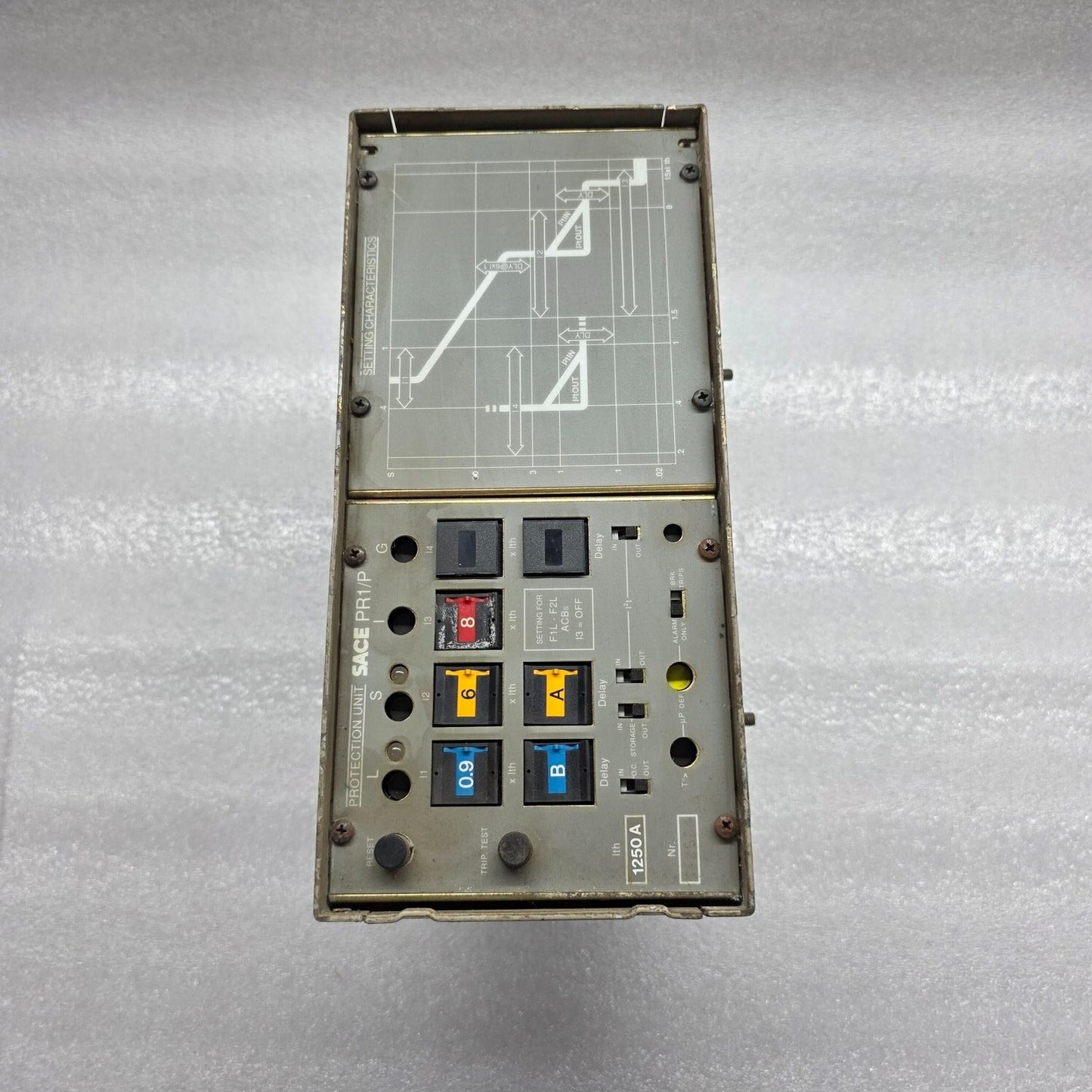 ABB SACE PR1/P PROTECTION UNIT 1250A PR1P