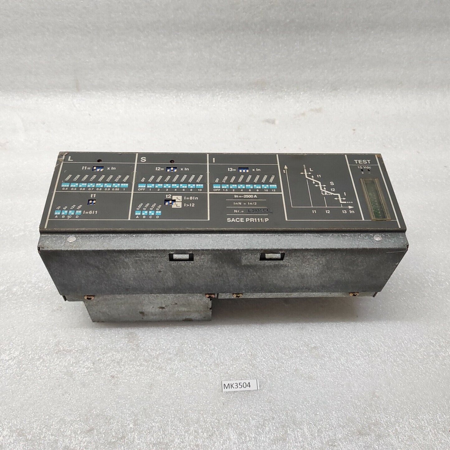 ABB SACE PR111/P LSIG TRIP UNIT 2500A