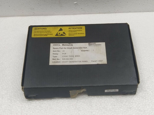 ALSTOM 029.093 500 LOGIC THYR BREA PCB Sam Electronics 029 093 500