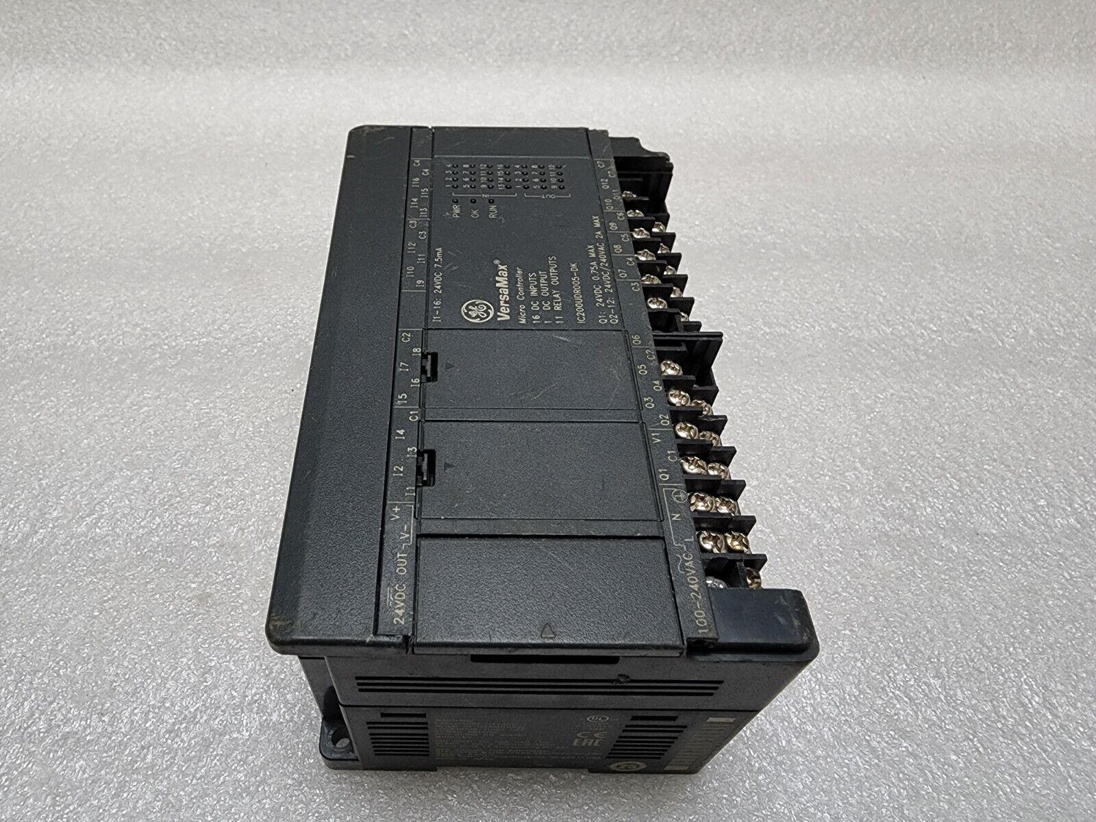 GE IC200UDR005-DK VERSAMAX MICRO 28 POINT PLC CONTROLLER