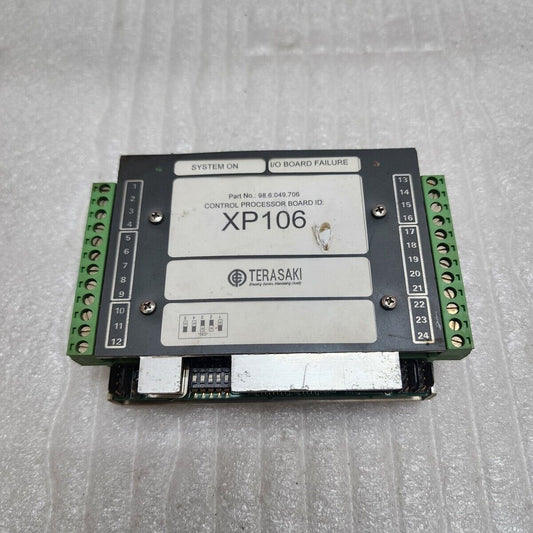 TERASAKI XP106 Kontrolle Prozessor Platte 98.6.049.706
