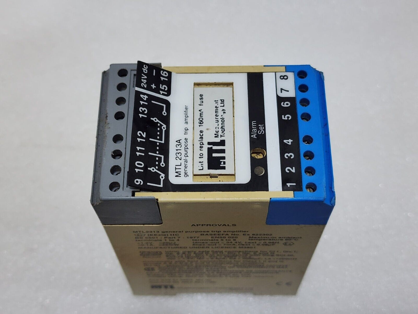 MEASUREMENT TECHNOLOGY MTL2313A GENERAL PURPOSE TRIP AMPLIFIER 24VDC