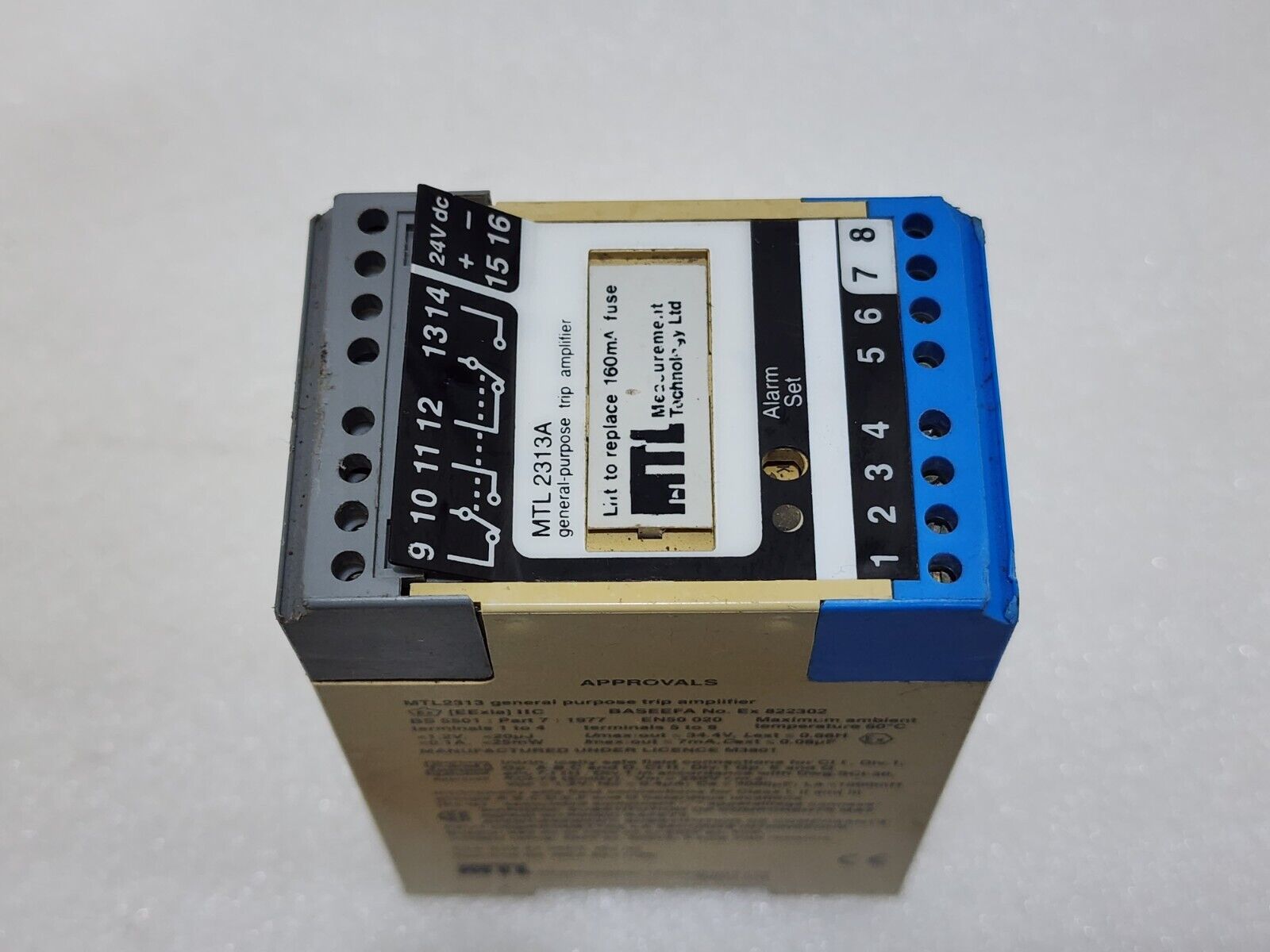 MEASUREMENT TECHNOLOGY MTL2313A GENERAL PURPOSE TRIP AMPLIFIER 24VDC