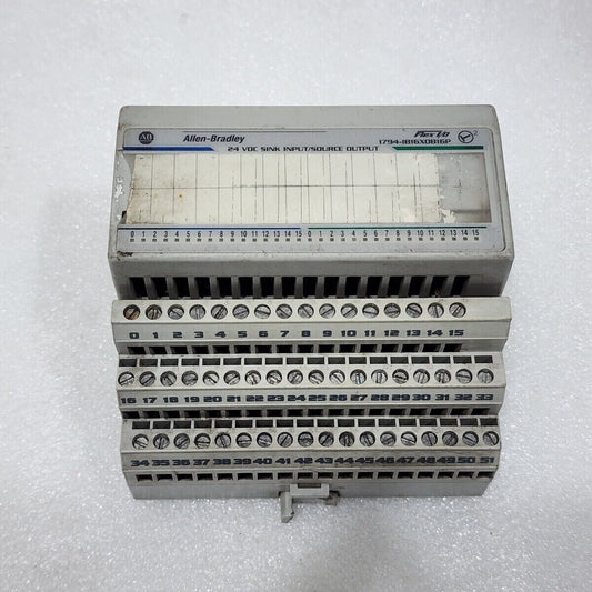 ALLEN BRADLEY CAT 1794-IB16X0B16P FLEX I/O MODULE 97284871 1794-TB32 96385272