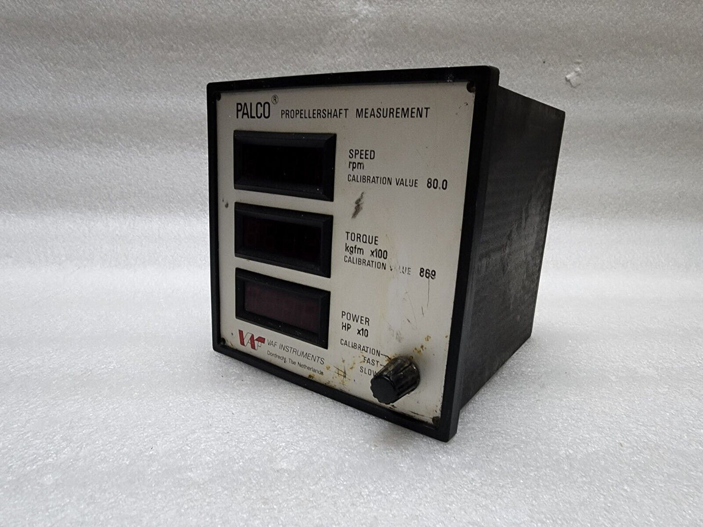 VAF INSTRUMENT PALCO PROPELLERSHAFT MEASUREMENT