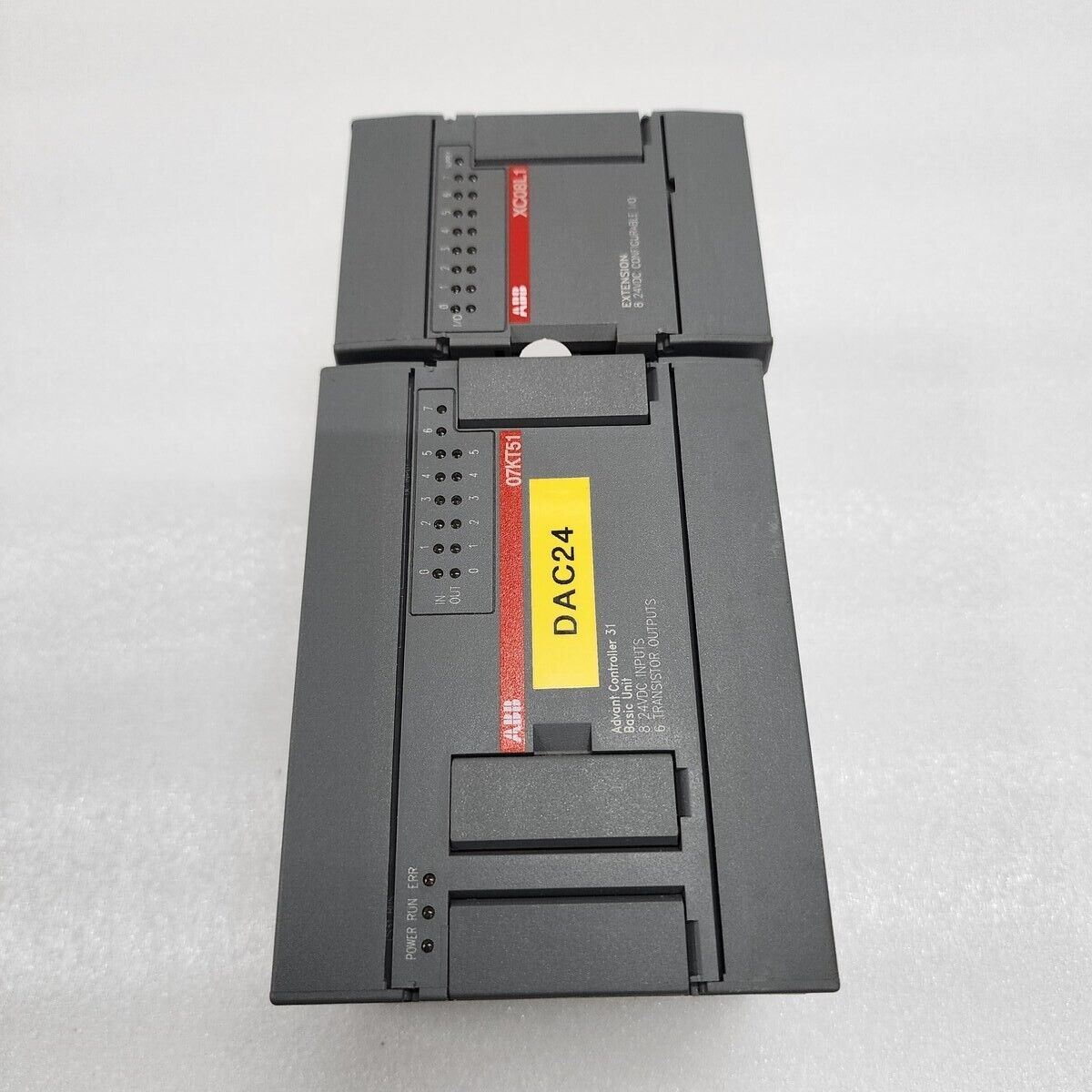 ABB 07KT51-I18 & XC08L1-B03 ADVANT CONTROLLER 31 WITH I/O EXPANSION UNIT