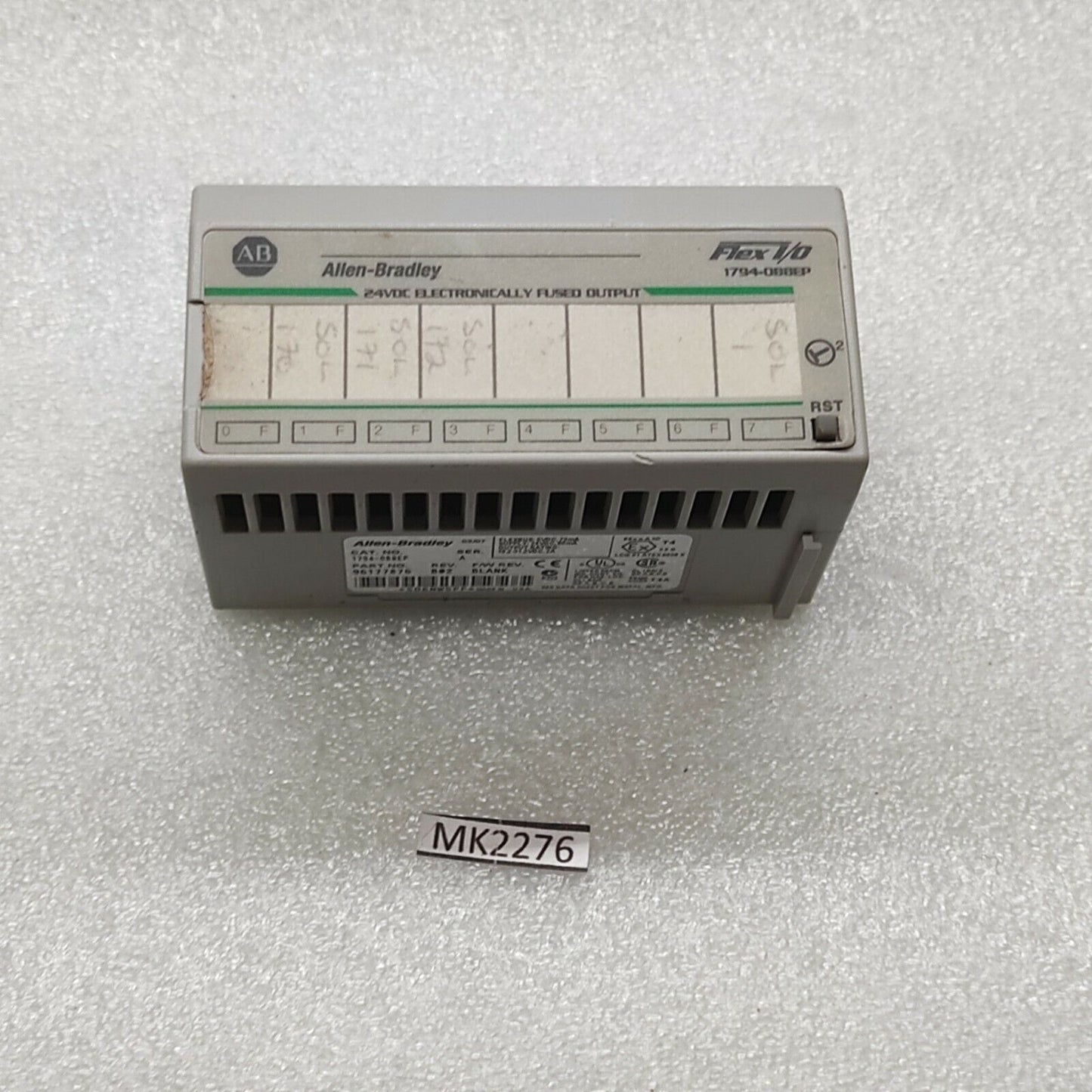 ALLEN BRADLEY CAT 1794-OB8EP SERIES A 96177876