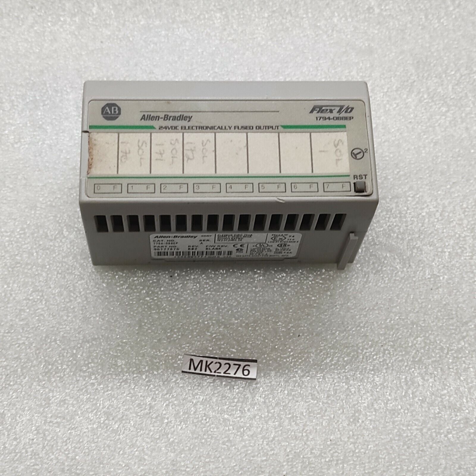 ALLEN BRADLEY CAT 1794-OB8EP SERIES A 96177876