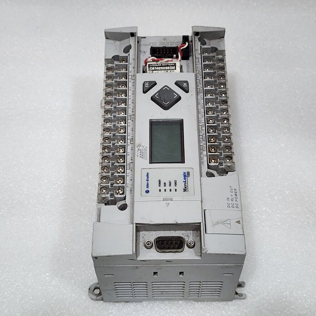 ALLEN BRADLEY CAT 1766-L32BXB SER C MICROLOGIX 1400 32 POINT CONTROLLER 381009