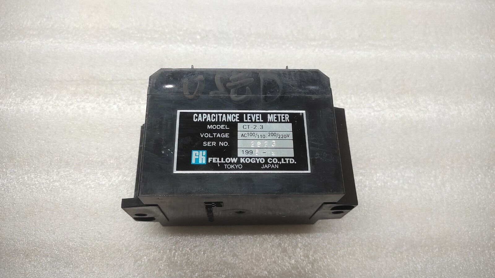 FELLOW KOGYO CT-2.3 CAPACITANCE LEVEL METER 100-220VAC