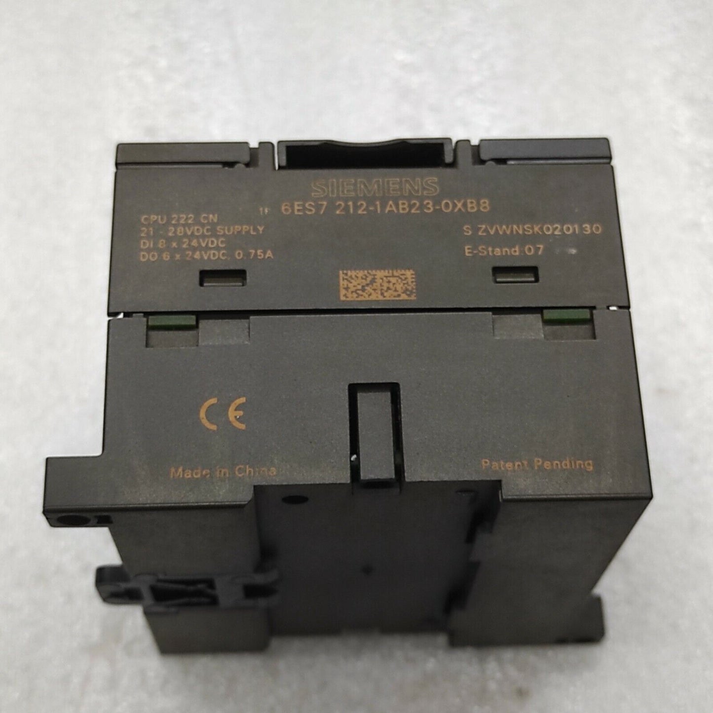 SIEMENS 6ES7 212-1AB23-0XB8 CPU 222 CN DC/DC/DC 21-28VDC