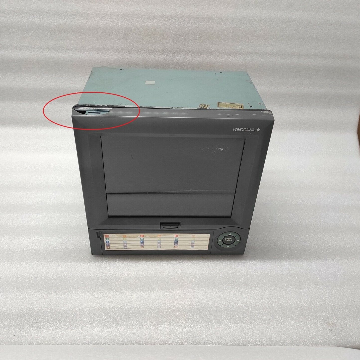 YOKOGAWA DX220-1-2 DAQ STATION DX200-S60 DIGITAL CHART RECORDER 100-240VAC