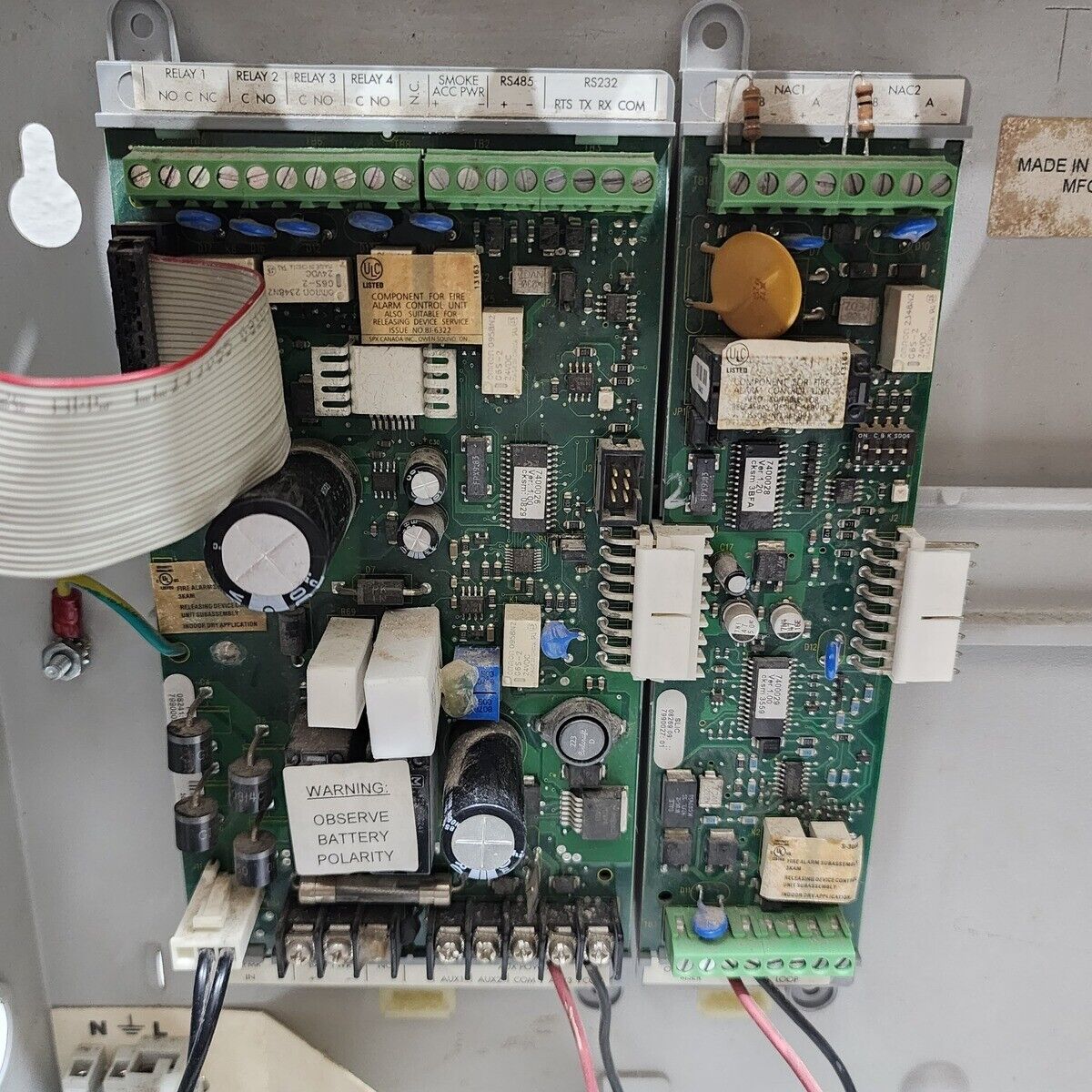 EST 7200004-03 QS4 FIRE ALARM CONTROL PANEL