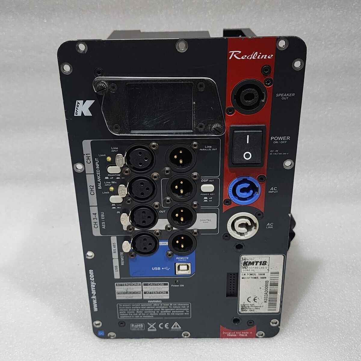 K-ARRAY KMT18 SUBWOOFER CONTROLLER