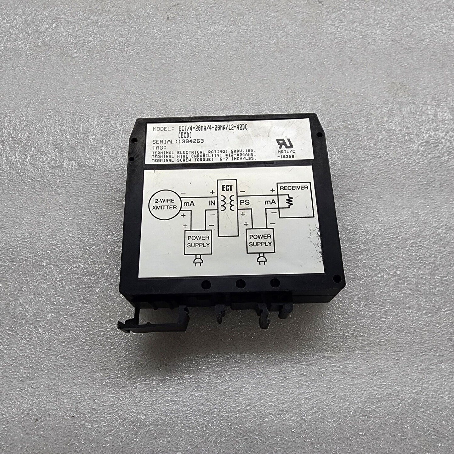 MOORE ECT SIGNAL ISOLATOR CONVERTER