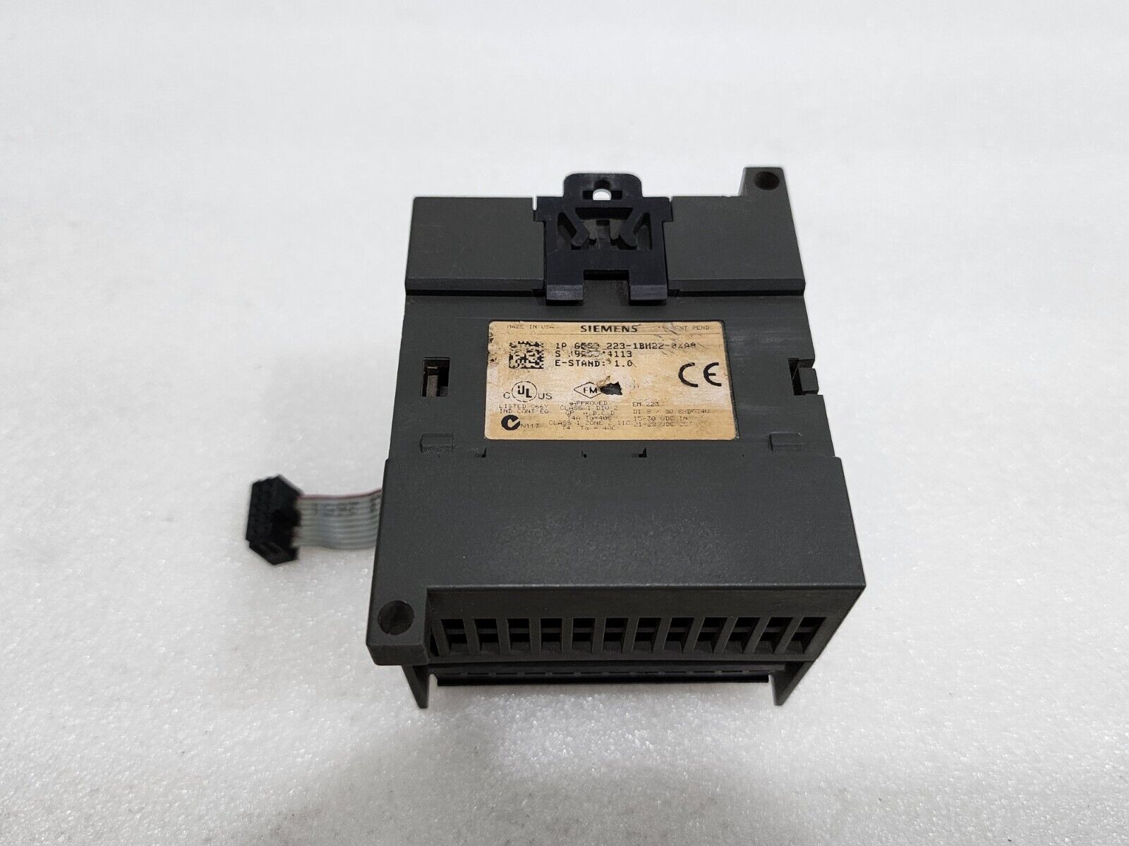 SIEMENS 6ES7 223-1BH22-0XA0 EM223 DIGITAL INPUT MODULE