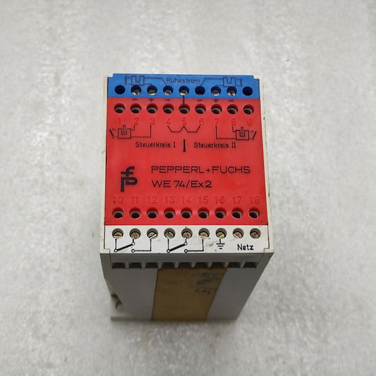 PEPPERL + FUCHS WE74/EX2 SWITCH AMPLIFIER
