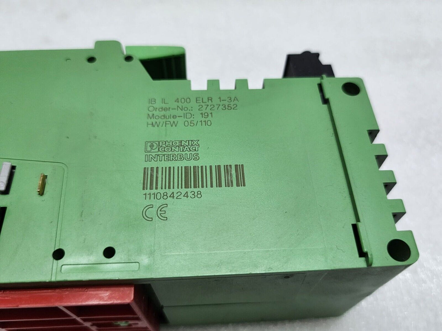 PHOENIX CONTACT IB IL 400 ELR 1-3A SPECIAL FUNCTION MODULE 2727352