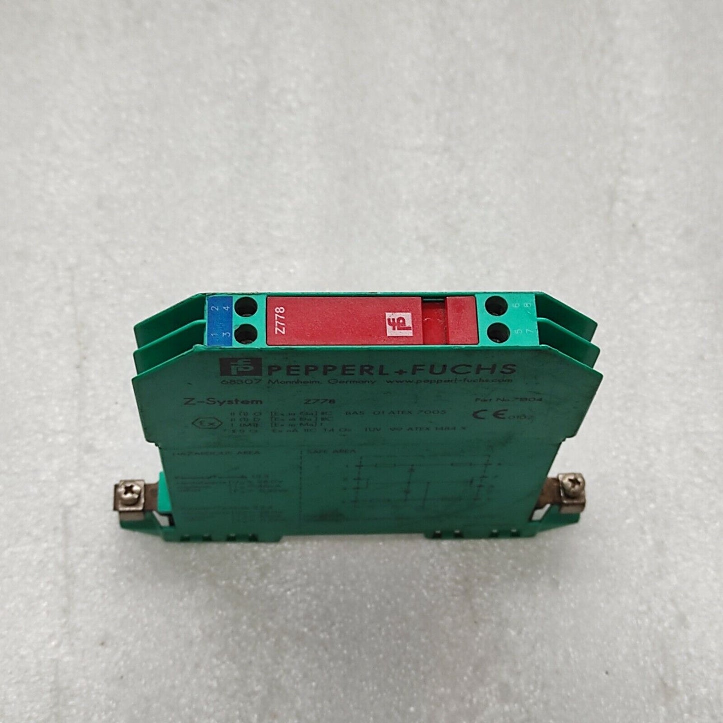 Pepperl + Fuchs Z778 Safe Snap Barrier 71804 Zener Barrier