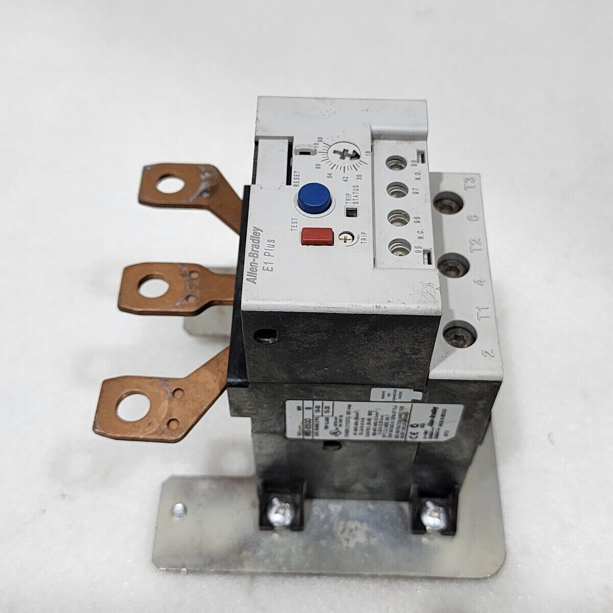 ALLEN BRADLEY E1 PLUS CAT 592-EEGD SER B THERMAL OVERLOAD RELAY 18-90A