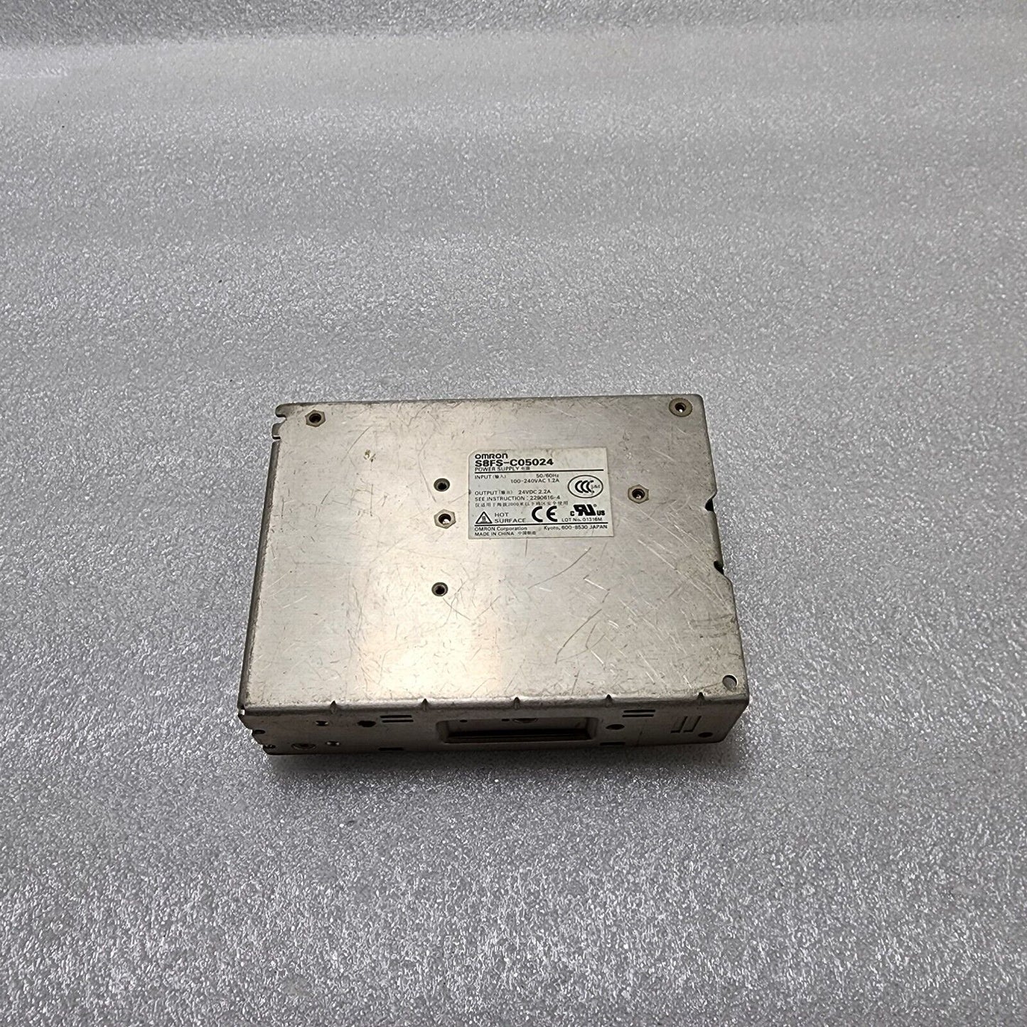 OMRON S8FS-C05024 POWER SUPPLY 24VDC 2.2A