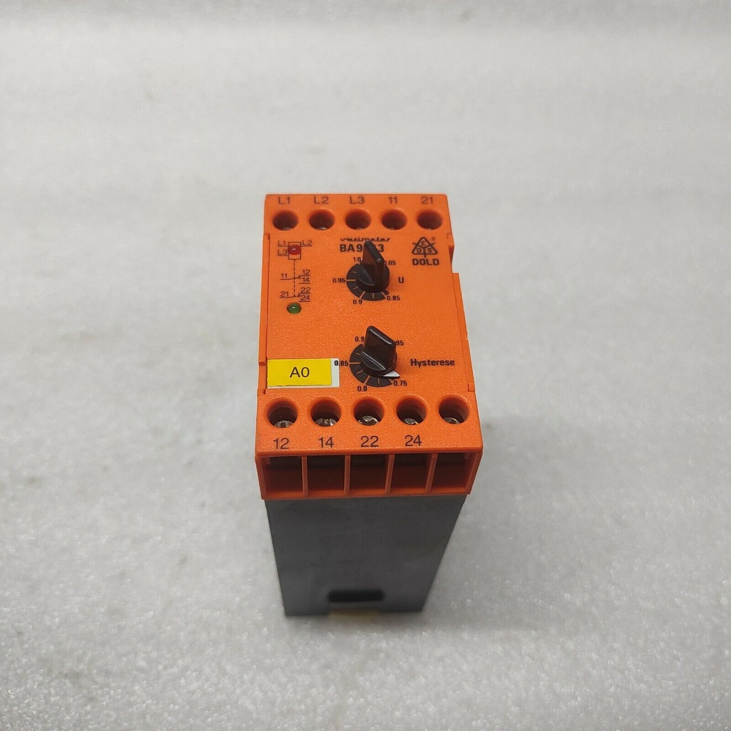 DOLD BA 9043/001 UNDERVOLTAGE RELAY 0039884 400V