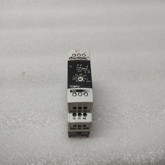 ALTRONIC TEI 01-MC TIME RELAY 0-6 MIN 94-242VAC/24VAC-DC