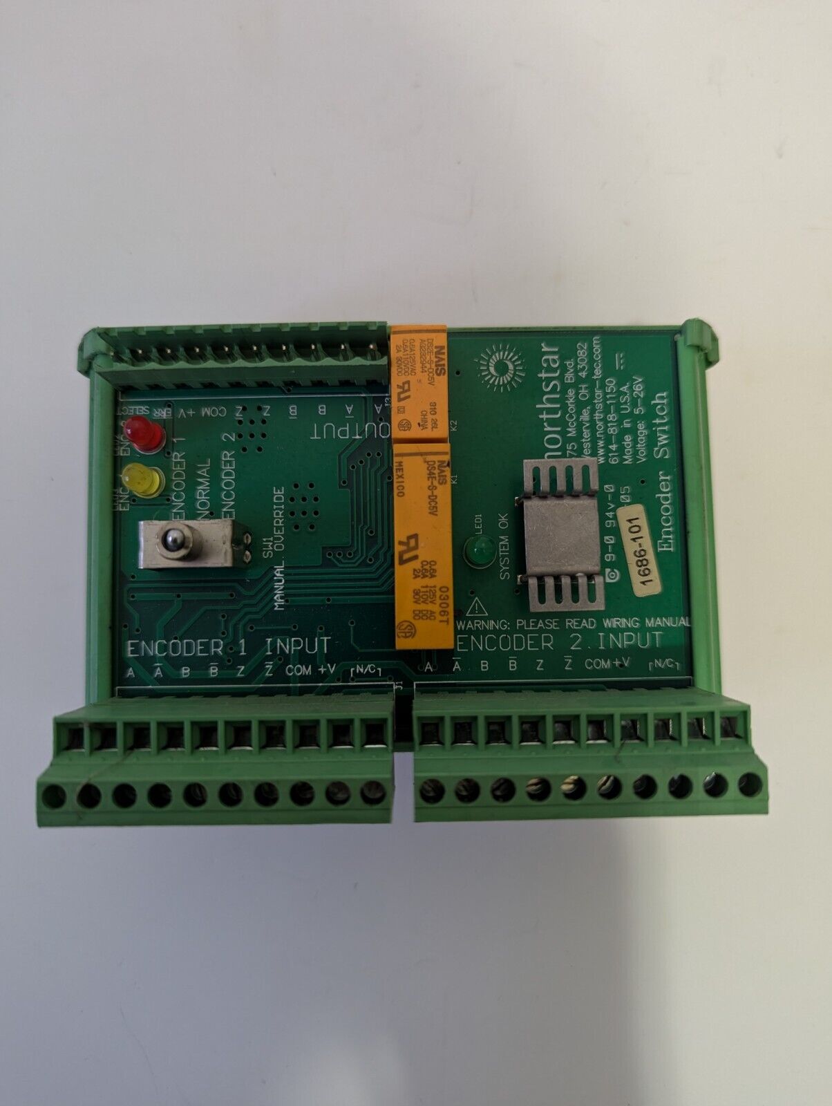 NORTHSTAR 757-3100-01 ENCODER SWITCH RIMSSW