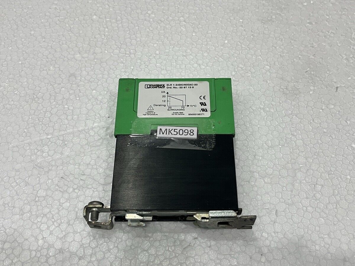 PHOENIX CONTACT ELR 1-24DC/600AC-20 SOLID STATE CONTACTOR 22 97 13 8