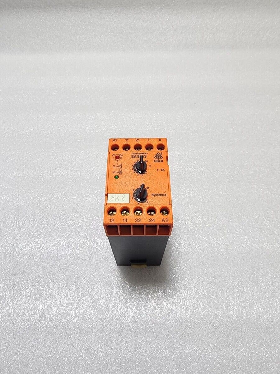 DOLD BA9053 CURRENT RELAY 220V