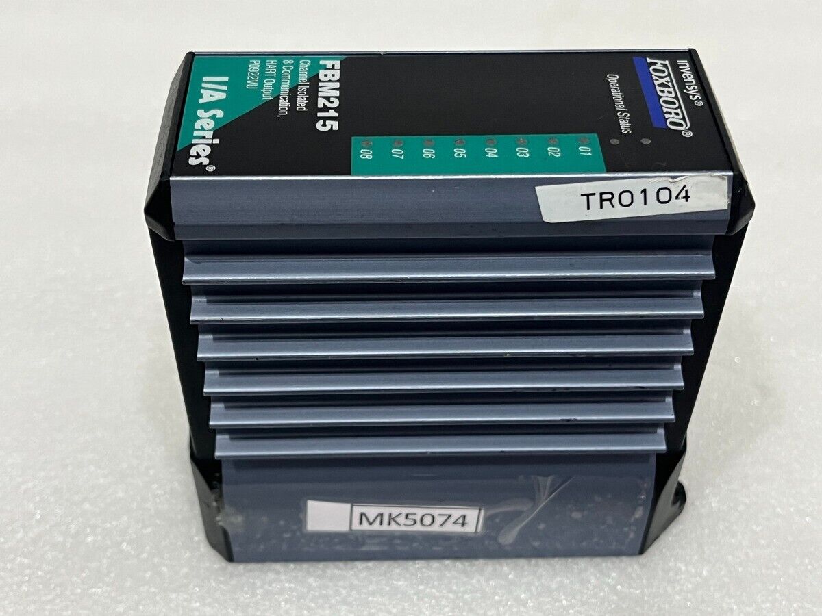 FOXBORO INVENSYS FBM215 8CH ISOLATED COMMUNICATION HART OUTPUT P0922VU